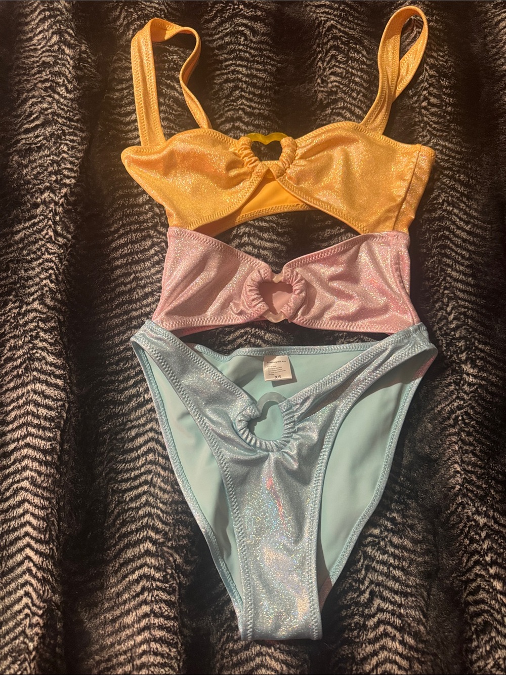 Strawberry Milk Mob bathing suit size extra small